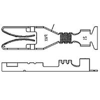 Aptiv 12010533 Terminals FM PC EDGE BRD TIN CBL RANG 3.05-2.57MM