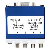 Radiall R595867315 Coaxial Switches Term4ports bypass Plat. SMA2.9 40GHz Ltch Self-CO Ind 15Vdc Pos. common Dsubcon