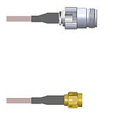 Amphenol Custom Cable Q-2003B0005011i RF Cable Assemblies N-SJ/SMA-SP G316 11I