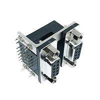Amphenol Commercial Products L17H3211137 Dual Port D-Sub Connectors D-SUB STACKED