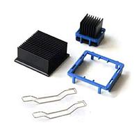 Aavid EA-190-H175-T710 Component Extruded Heat Sink, BGA Clip Attach, 19x19mm, 17.5mm Heat Sink Height, T710 TIM