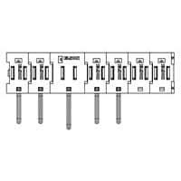 AMP Connectors - TE Connectivity 6646871-1 Heavy Duty Power Connectors CONN, PIN, RT<, SLDR, FLATPAQ