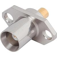 Amphenol SV Microwave SF8820-6001 Cable Connectors BZ F Flang Mnt Conn 2 Hole for .085 Cbl