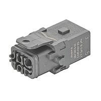 HARTING 09100053101 Inserts HAN 1A 5+PE FML CRMP INSRT W/SNAPIN LATCH