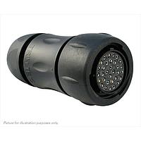 Eaton Souriau-Sunbank UTS6JC1832SY Plugs Plastic plug, with cable gland backshell, for 32 female contacts, IP68/69K, keying Y