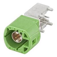Rosenberger D4S2UL-40MA5-L PCB Connectors Right Angle Plug PCB w/Housing T&R Green
