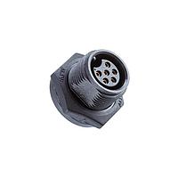 Amphenol LTW 1BD-02PMFS-SC7001 Standard Circular Connector Ceres, Standard Size, Plastic, 5A, 02 pins, Male Connector, Female Contact, Circular, Screw Thread, Solder, Receptacle, IP67