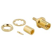 Amphenol RF 262120 Connectors MMCX BULKHEAD JACK 178 196U GOLD