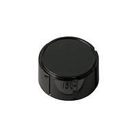 Davies Molding 1206-A Cylindrical Knob Black Bushing Instrument Knob