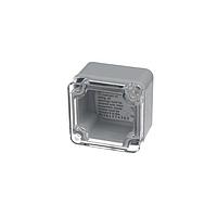 Bud Industries PN-1330-C Electrical Enclosures IP65 NEMA 4X Box with Clear Cover (2.1 X 2 X 1.4 In)