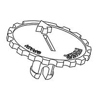 Amphenol Piher JPEPL5371IN Thumbwheel Thumbwheel knob PT15 FIG.4 Not-coloured