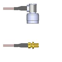 Amphenol Custom Cable Q-2D02X000R008i RF Cable Assemblies N-RP/SMA-SJB G316D 8I