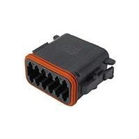 DEUTSCH - TE Connectivity DT06-12SA-CE02 12-Way 12P DT PLG ASM KEY A E SEAL BLACK