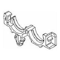 Aptiv 15336084 Accessories CONDUIT CLIP ROSEBUD SIZE 13 DIAM 6.35