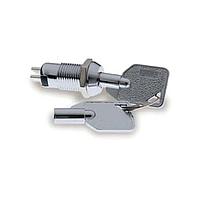 E-Switch KO103C-800 Keylock Switches Keylock, SPDT , On-On, Panel Mount