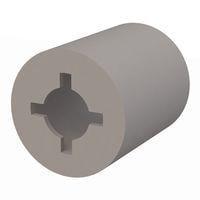 Essentra Components 13SPRT065 Self Retaining Round Spacer, Retaining, #6 Screw, .375 Spacer