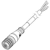 Molex 1200658782 Sensor Cables / Actuator Cables MMC-4P-4W-FE-ST-6M-PVC