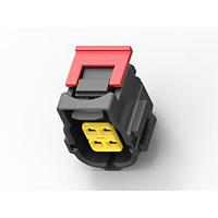 AMP Connectors - TE Connectivity 184299-1 Housings 2X2 PLG ASY KEY D W/RET C4