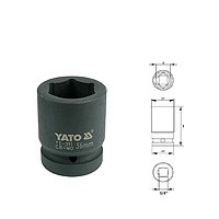 Yato YT-1119 Hexagonal deep impact socket 3/4" (19mm)