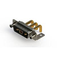EDAC 629-3WK3650-3N6 Mixed Contact D-Sub Connectors Right-angle Power Combo D-Sub Connector