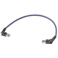 HARTING 09488585589003 Cat 6a VB RJ45-VB RJ45 Blue 0.3m