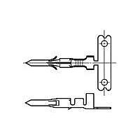 AMP Connectors - TE Connectivity 350629-5 (MOUSER REEL) Contacts PIN 24-18 AWG TIN Reel of 1000