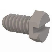 Essentra Components 010256X015 Hex Slotted Hex Slotted Screw, #2-56 Thread, 5/32 Lg