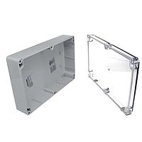 Bud Industries PN-1325-AC PCB Enclosure IP68 NEMA 6P Box with Clear Cover (8.7 X 5.8 X 2.2 In)