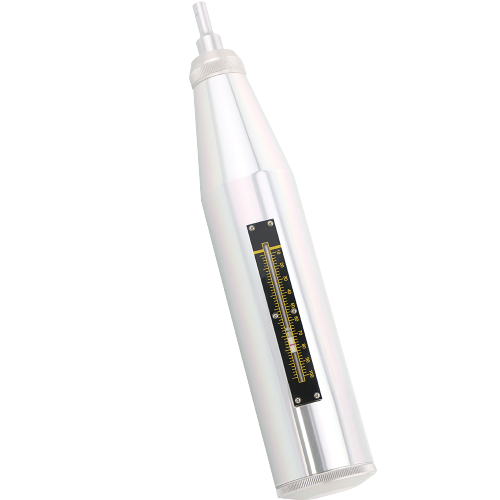 Concrete test hammer used for non-destructive concrete surface testing