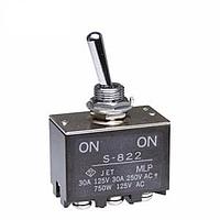 NKK Switches S822 High capacity standard size toggles DPDT ON-ON HIGH CAP SCREW LUG