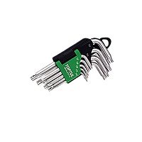 TOPTUL GAAL0913 - 9PCS Short Type Star Key Wrench  Set