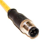 Mueller C4AC05M010 Sensor Cables / Actuator Cables M12 Cordset, 4-Pos Male Straight-Female Straight, 22 AWG, 10M