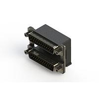 EDAC 661-025-364-009 Dual Port D-Sub Connectors Right-angle Dual Port D-Sub Connector