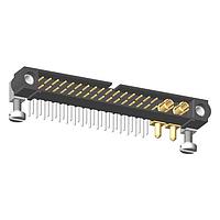 Harwin M80-5L13242M5-02-333-00-000 Power to the Board 32+2 Pos. Male Signal+Power Horizontal Throughboard Conn. Jackscrews