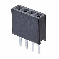 Harwin M50-3030442 Receptacle 4 WAY SIL VERT PC TAIL SKT