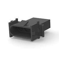 AMP Connectors - TE Connectivity 794061-1 Pin & Socket Connectors 03P .140 MNL CAP BLK HT