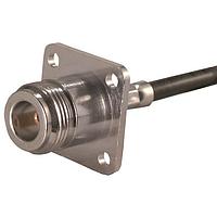 HUBER+SUHNER 25_N-50-3-20/133_NE Connectors N straight flange cable jack(f)