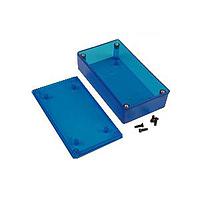 Hammond Manufacturing 1591XXBTBU Enclosures Translucent Blue Box 4.4x2.5x1.1" ABS