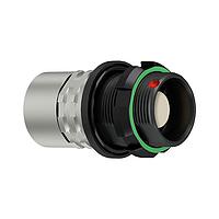 ODU GSCWDM-P02WCE0-0000 Receptacle PM RECPT w/ screw-lock, Size 00, IP6K8 / IP6K9K, 2 C, D (green) Key