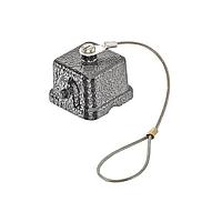 HARTING 09370035403 Headers & Wire Housings 3A Marine Cover for Hood Cable to Cable, w/ lanyard, for male insert (lanyard 25mm loop)