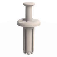 Essentra Components 61RR188062 Push-In Rivet Removable Rivet, .188 Hole, .063 Panel Thk