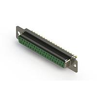 EDAC 628-M37-622-GN1 D-Sub Connectors - Standard Density Vertical Machined D-Sub Connector