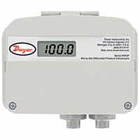 Dwyer WWDP-1-LCD Wet-to-Wet Differential Pressure Transmitter, 30 Configurable Options (Differential, 50 psi, NPT Female, 1/8 in, IP56, NEMA Type 4)