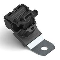 HellermannTyton 151-01428 Ratchet Clamp Ratchet P-Clamp, 0.24 - 0.54" Bundle Dia, 30 Short, 0.33" Hole Dia, PA66HIRHSUV/ST/ZN, Black, 300/ctn