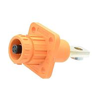 Amphenol Industrial SLPRIRBBPSR0 Power Connectors 1500V DC, Gen 2.5, 8.0mm, Surlok Plus, Receptacle, Panel Mount, Red, Busbar, IP67(MATED), Keyway 24