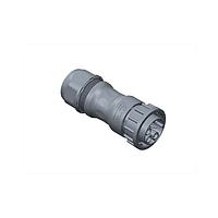 Amphenol LTW ADCD-12BFDC-LL7LP0 Circular Metric Connectors Ceres, Large Size, Plastic, 20A+5A, 12 pins, Female Connector, Female (Power) + Male (Signal) Contact, Straight, 2 Points Lock, Crimp, Field Installable, F12.1 - F14.0mm, IP67