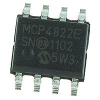 Microchip Technology MCP4822T-E/SN Low Power Dual 12-bit DAC with SPI interace and internal Vref