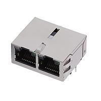 Pulse Electronics JXG0-0129NL Modular 1000Base-T NonPoE 1x2-Port RJ45 THT