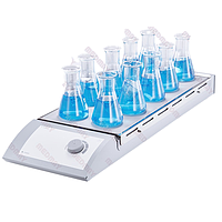 Medmay MS-M-P10 10-position Magnetic Stirrer (20W; 0-1100rpm)