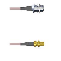 Amphenol Custom Cable Q-2102X000R008i RF Cable Assemblies N-SJB/SMA-SJB G316D 8I
